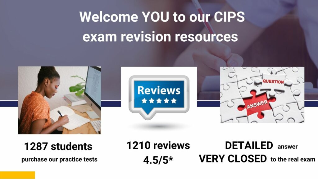 CIPS PRACTICE TESTS – Evocurement